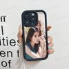 Korean L-Lee Ji Eunes Female Singer For IPhone 17 Pro Max 16 15 14 13 12 11 Plus Black Soft Phone Cover