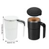 Smart Temperature Measuring Cup Rechargeable Magnetic Mixer For Hot Cold Drinks Portable Coffee Cup