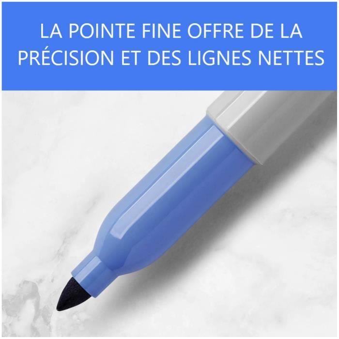 Marqueurs permanents - Mystic Gem - Assortiment de couleurs - Pointe fine - 12 pièces