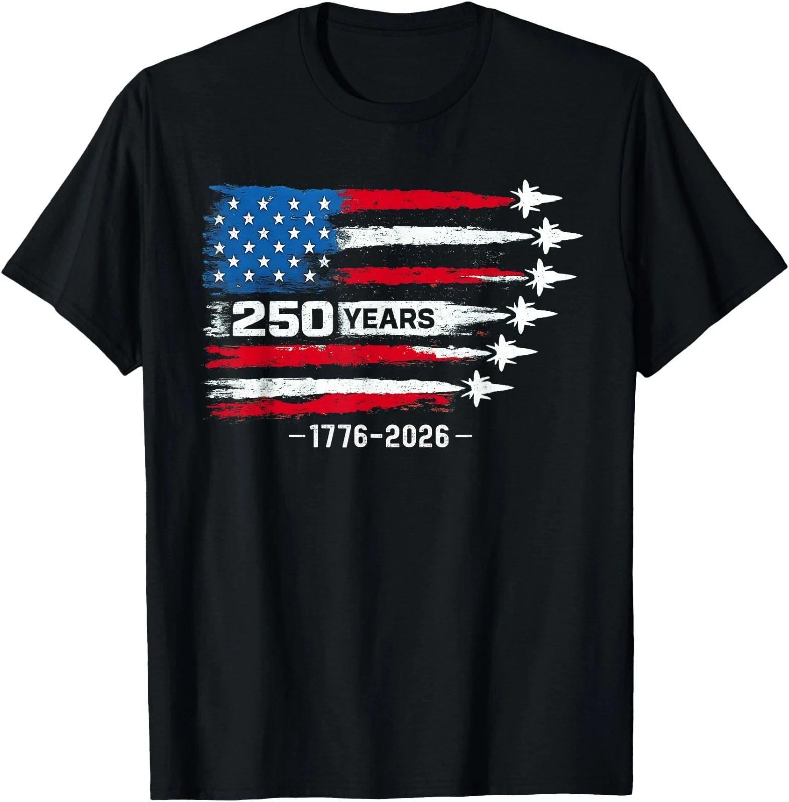 250 Anniversary USA 250th American 250 Years 4th July 2026 T-Shirt S