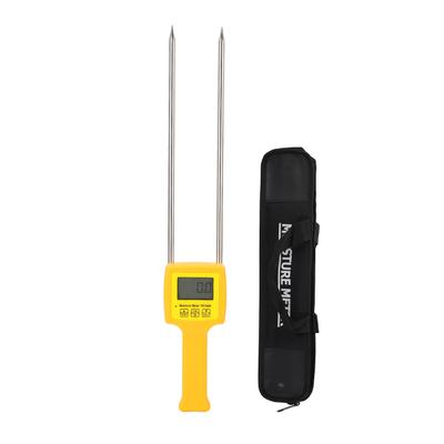 Hay Humidity Tester Quick Response Backlit LCD Display Portable Hay Bale Water Content Meter with