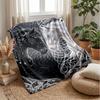 Ethereal Horse Symphony Theme Blanket Lightweight Warm Flannel Blanket Decorative Throw Blanket for Home Decoration