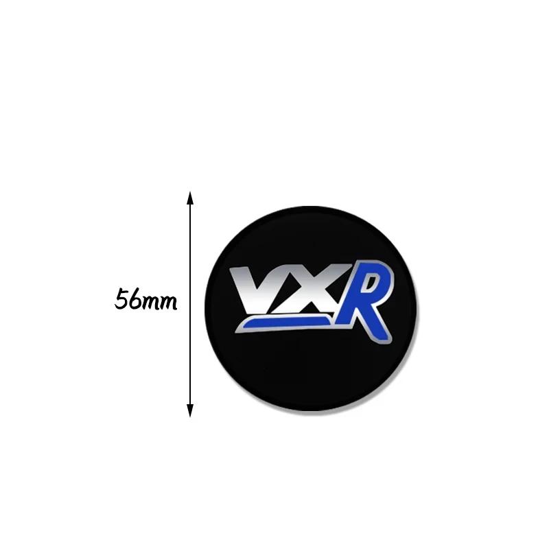 4PCS 56MM VXR Emblem Car Wheel Center Hub Caps Stickers For Vauxhall Vectra Zafira Vxr8 Astra Mokka Corsa Gts