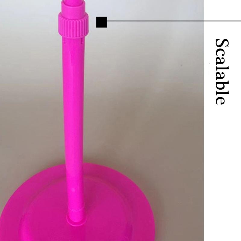 Removable Portable Wigs Stand Plastic Wigs Storage Organized for Convenient Home or Travel Use by Hair Professionals