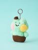 Line Friends Minini Lenini Mint Choco Ice Cream Keyring