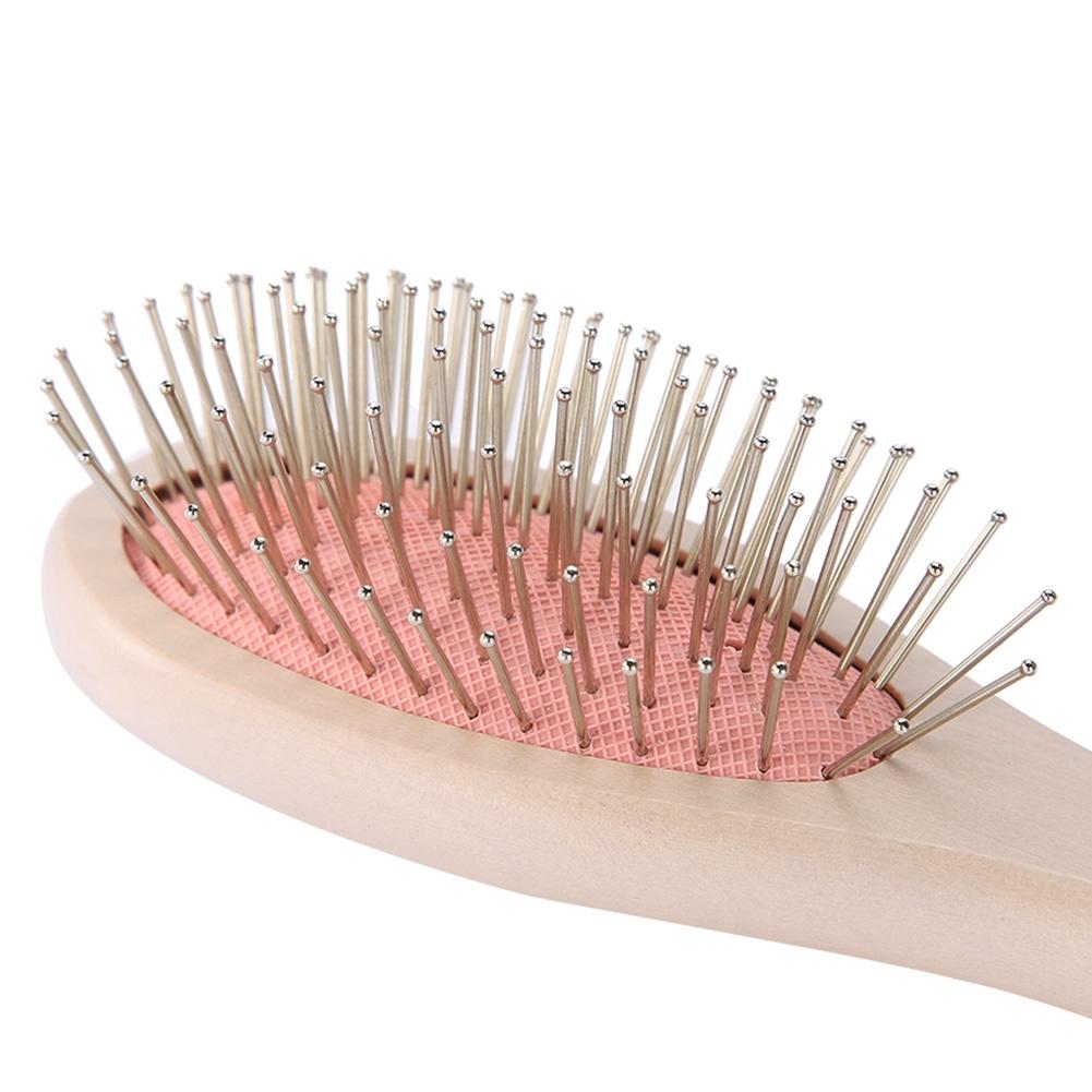 Lady Oval Hair Comb Brush Paddle Detangling Straightening Hairbrush Scalp Massage Care Tool