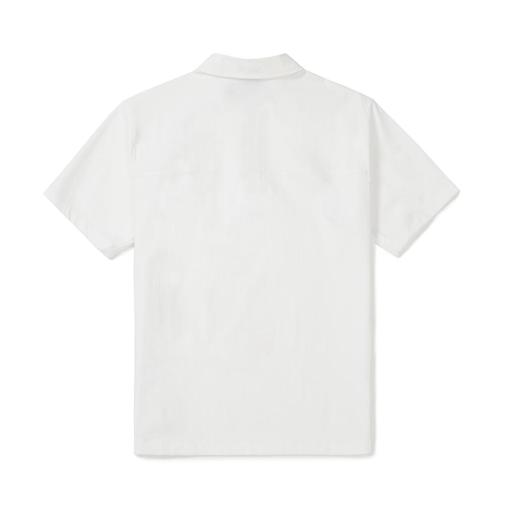 SNOWPEAK Cordura Short Sleeve Polo T-shirt White (S25MMPPS02)