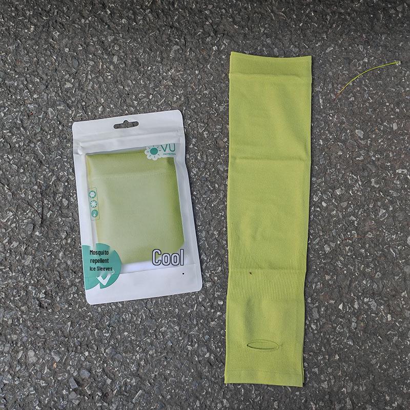 Korean Style Solid Color Ice Sleeves for Women - UV Protection Arm Covers for Summer, Running, Cycling, and Sun Protection.