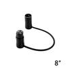 ALL 4 PRO 25 50 100 CM 3-Pin Plated Right Angle XLR Male/Female Connector Plug for Audio (25CM)