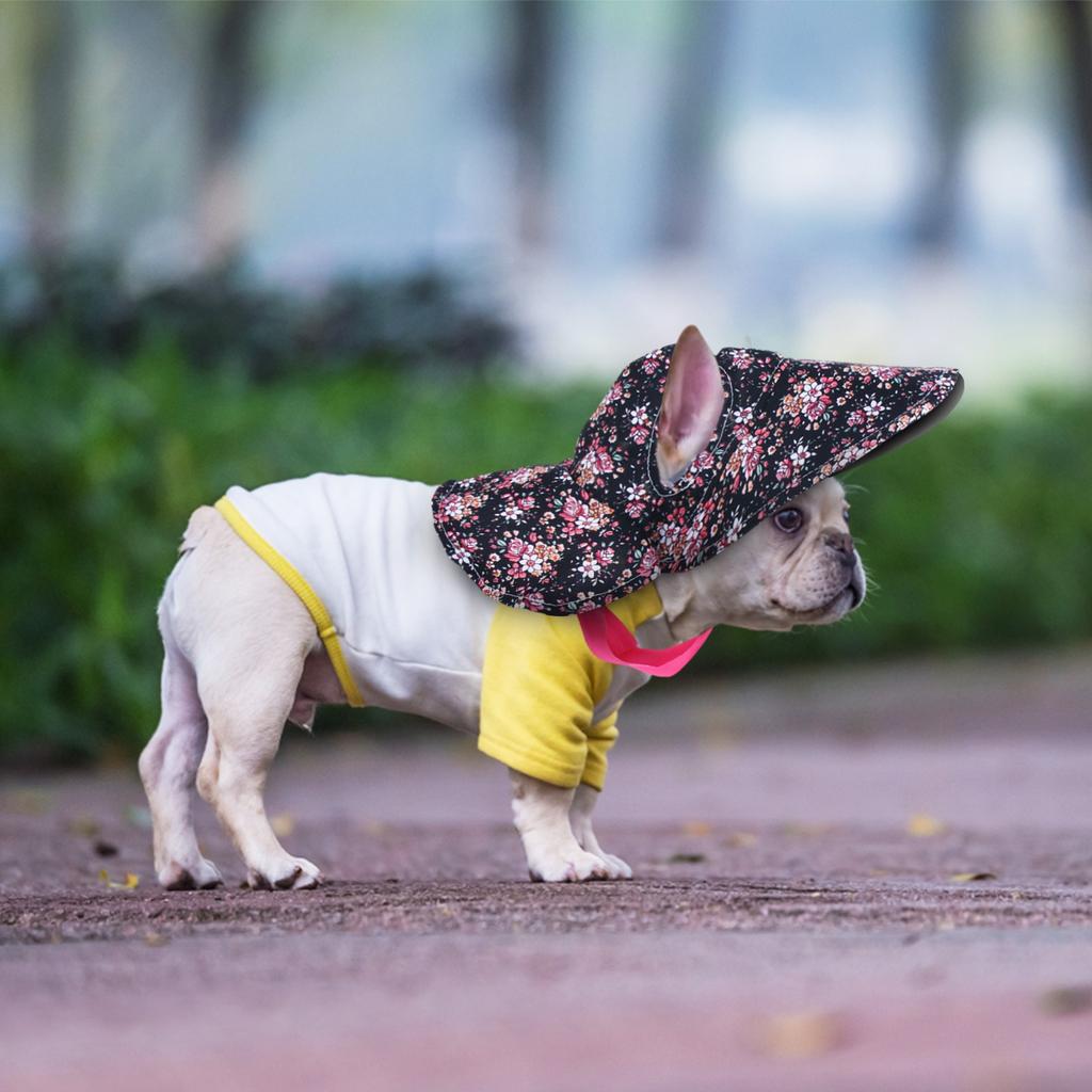 Small Pet Summer Canvas Cap Dog Baseball Visor Hat Puppy Outdoor Pet Cap