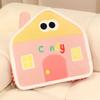 Colored Macaron Small House Plush Cushion Pillow Filling For Sofa Decor Bed