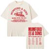 Mumford  Sons Railroad Revival Tour 2026 Print T Shirt Men Women High Quality Casual Tshirts Fashion Retro Pure Cotton Tshirt