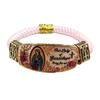 Fede Sopra la Paura Croce Bracciale Fede Acciaio Inossidabile Bracciale Scrittura Fede Raduno Fede