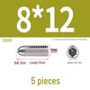 Stainless Steel Ball Plunger Set: M2.5-M16 Ball Screw Positioning Spring Plunger