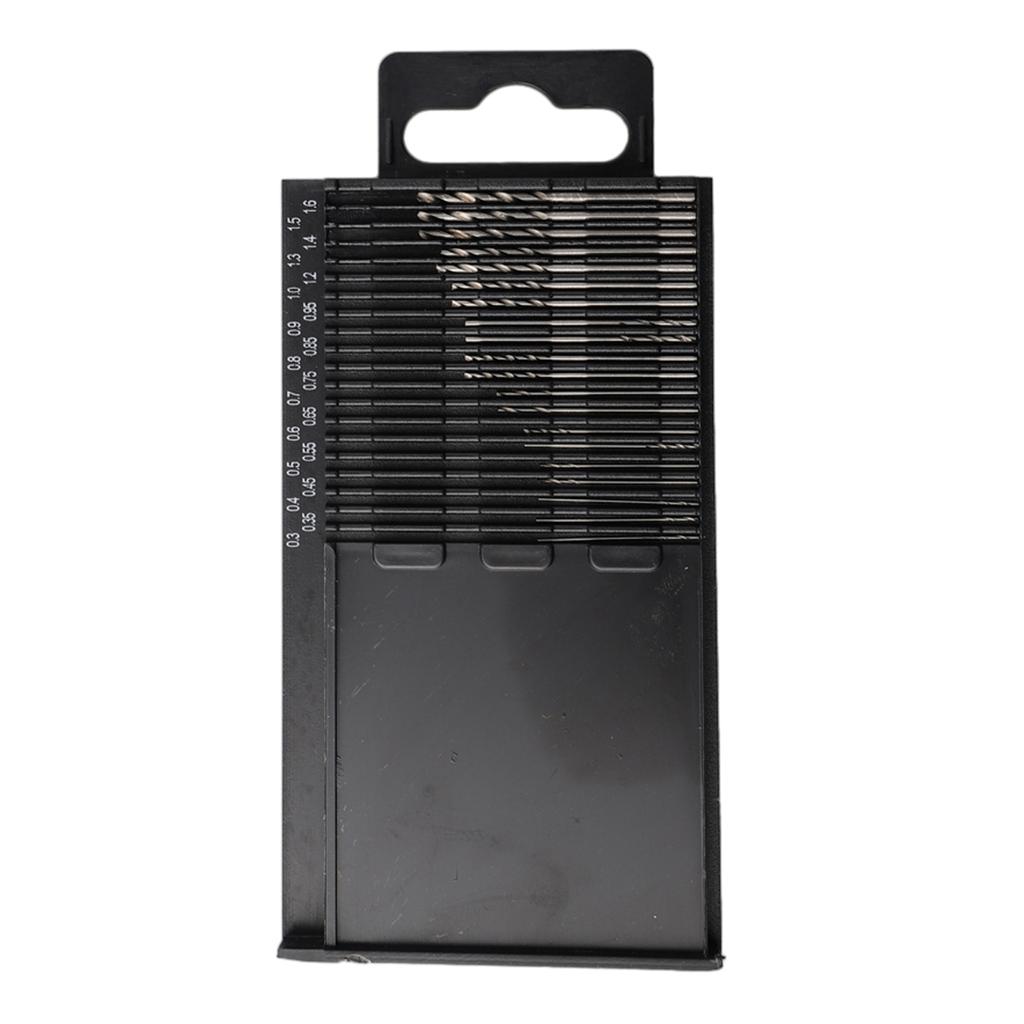 Precision HSS Spiral Drill Bits (20Pcs Set) for Jewelry Making and Watch Repair