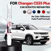 Auto Speziell für Changan CS35 Plus 2012-2025 S101 S201 Lackreparaturstift Ausbesserungsstift Kratzerentferner DIY Autozubehör Schwarz Whi