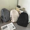 New trendy and cool men's casual backpack, junior high school student class schoolbag, women's large-capacity simple backpack