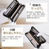 Lungo Grande Vera Pelle Premium di Mucca Moneta Fatto da un Top Leather Semplice Scatola Regalo Nera [Toyonco] Portafoglio da Uomo, Capacità, Pelle, Pelle, Portamonete,