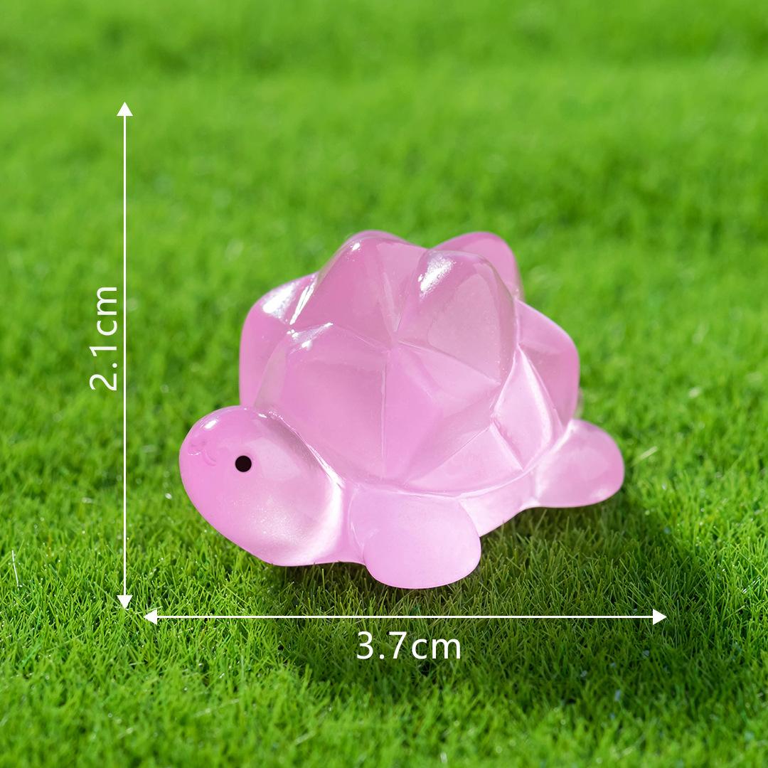 

Микро-пейзаж Светящаяся в темноте черепаха Аквариум Рыбный резервуар DIY Декоративные аксессуары Настольная безделушка из смолы Luminous turtle10pcs фиолетовый