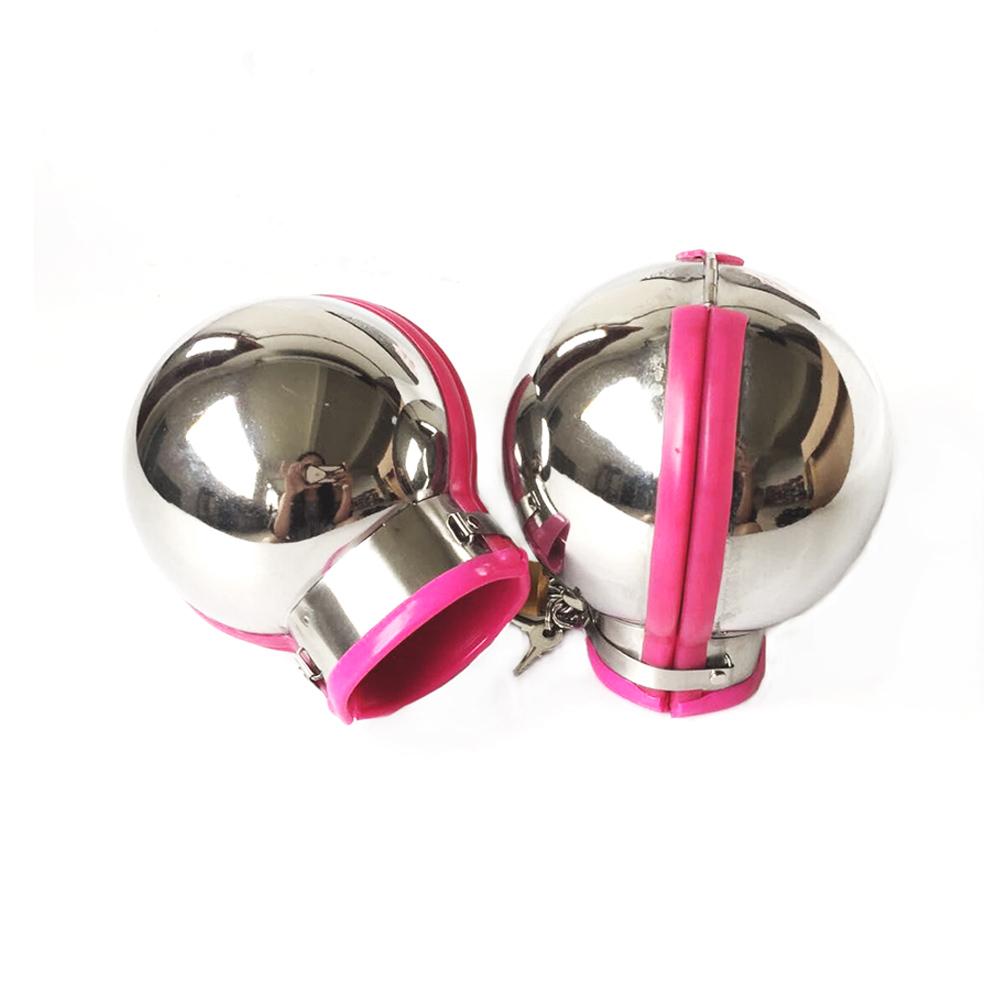 Metal Ball Helmet Handcuffs Restraint Multi Colors Full Cover Head Hood Wrist Cuffs Bondage Erotic Sex Toys for Couple