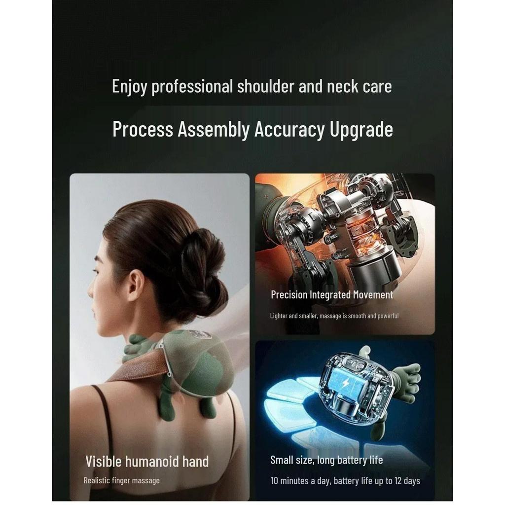 Cervical Vertebra & Trapezius Massage Device for Neck, Back, Shoulder & Waist