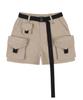 LALAFOX Cargo Short Pants Beige Bp1Wp001