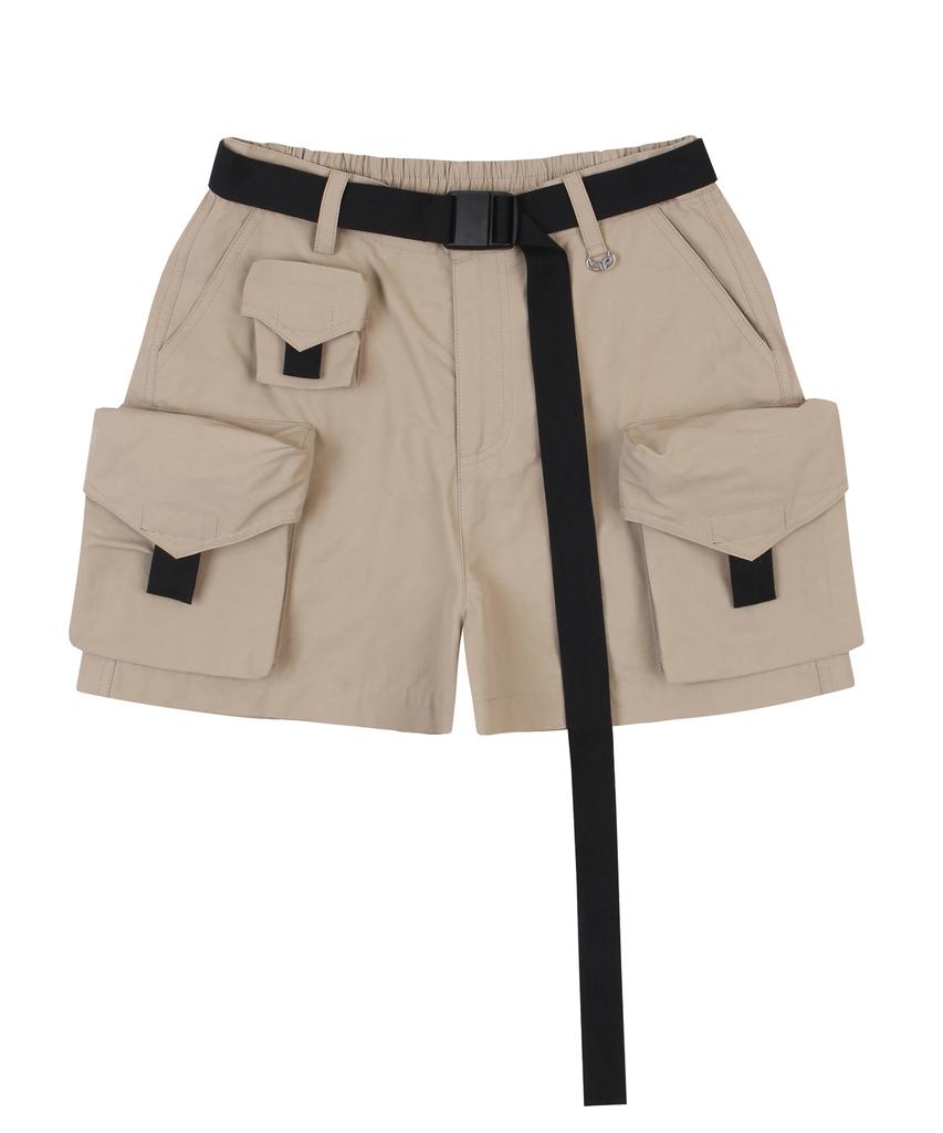 LALAFOX Cargo Short Pants Beige Bp1Wp001