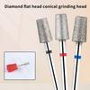 Nail Drill Bit Flat Head Conical Electric Manicure File Quick Removal Nails Polish Grinding Head Cuticle Professional Nail Tools