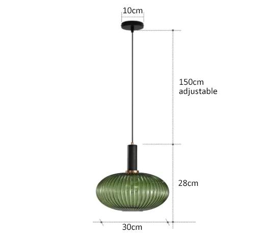 Nordic Restaurant Colorfull Glass Pendant Lights Creative Living Room Lamp Simple Bedside Lamp LED E27 Hanging Loft Lighting