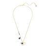 Swarovski Symbolica Devil Eye Pattern Hollow Pendant Imitation Crystal Necklace Women necklace Gold 5692178