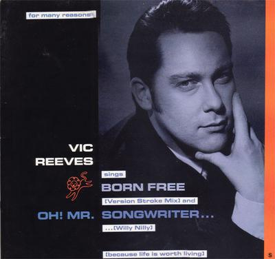 12-tums skiva VIC REEVES & THE ROMAN NUMERALS - Born Free SIGH1210 Sense 1991 UK Rock Begagnad
