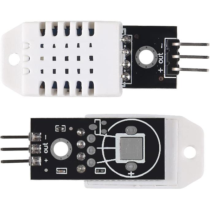 6PCS DHT22/AM2302 Digital Temperature and Humidity Sensor Module 3Pin Temperature Humidity Monitor Sensors Replace SHT11 SHT15 Module with Cable for