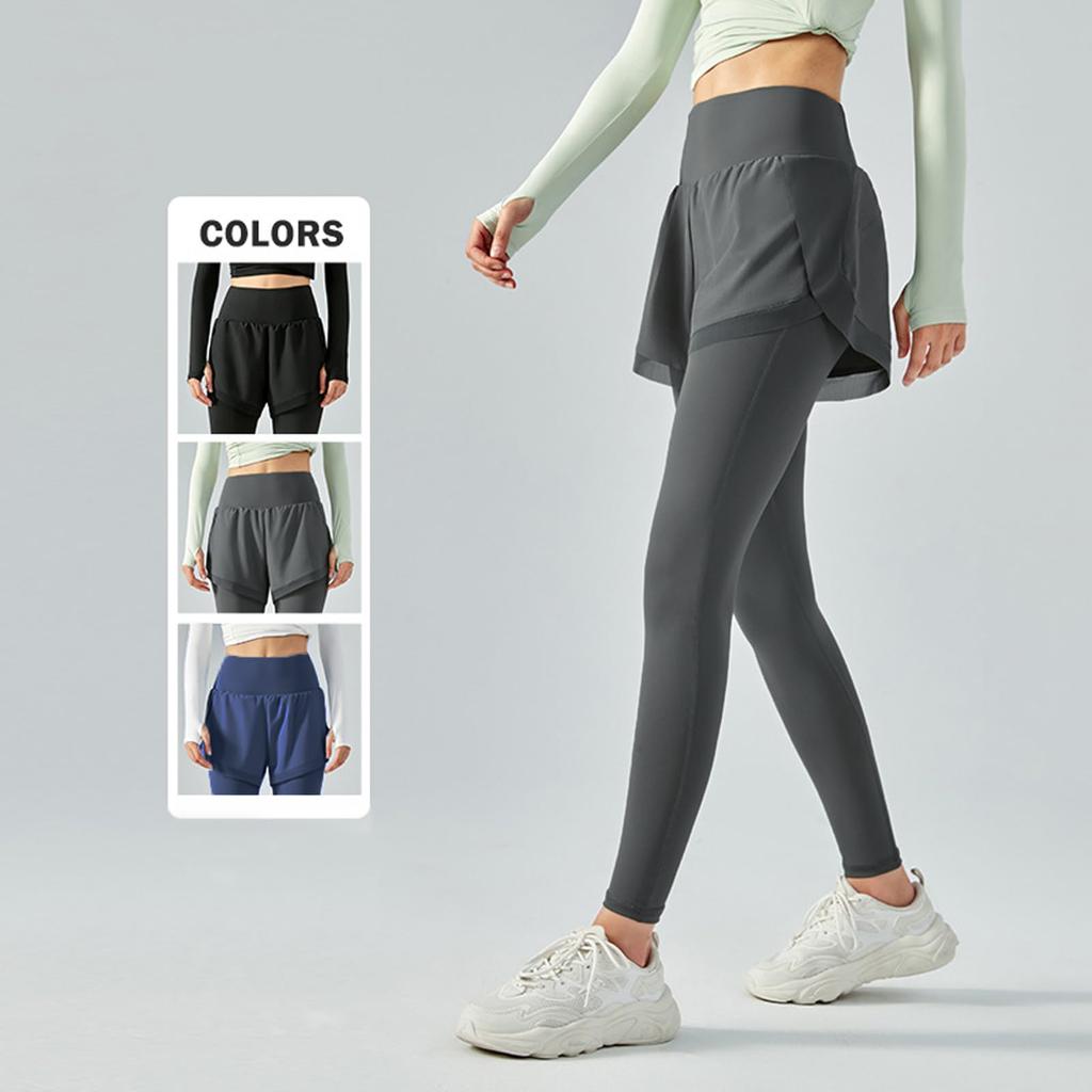 Zleufirty Yoga Running Pants with Two Yoga Pilates Sports Training Running Women's Pants, Pockets, One-Piece Pants, Wear, Pants, Pants, Pants,