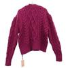 unused eimy istoire Long sleeve sweater F purple Knit Beads Women Used