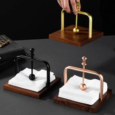 Creative Tabletop Tissue Holder Square Design Tissue Storage Box Napkin Holder Rack  Living Room