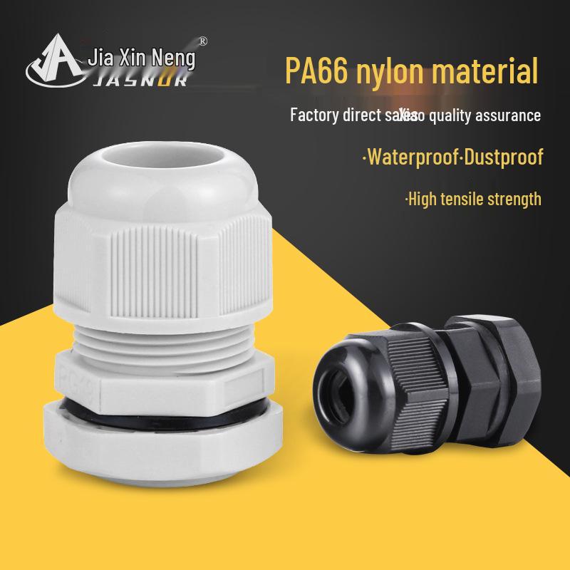 Plastic Waterproof Cable Connector PG7-PG42 Nylon Wire Protector
