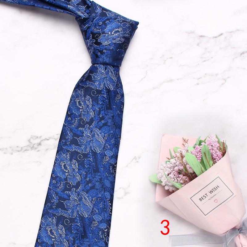 Rael Business Series Tie 8Cm Polyester Silk Business Suit Jacquard Tie Bulk Tie