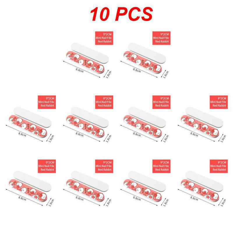 Cute Cartoon Mini Nail Files Portable Multi-functional Nail Polishing File Nail Shop Professional Durable Precise Manicure Tools