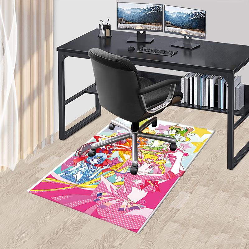 

Sailor Moon Office Chair Mat: Anime-Inspired Home Decor Rug for Sofa , Office , Bedroom , Living Room - Gift Idea for Fans.122348a 60cm by 90cm