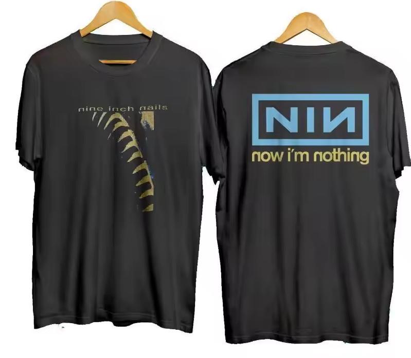 Nine Inch Nails nowimnothing #039;#039;Exclusive#039;#039; World Tour Tshirt size S5XL Unisex T-Shirt M