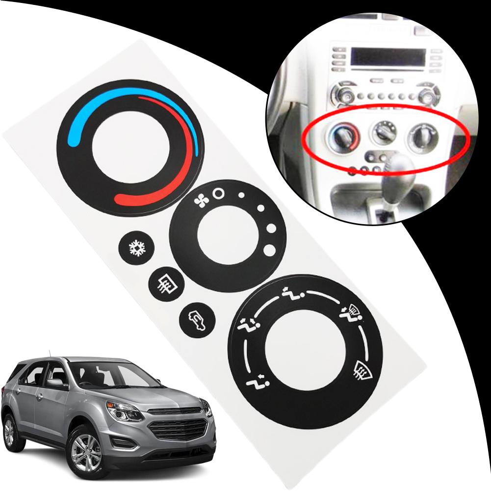 Generic AC Climate Control Worn Button Repair Sticker Decal for Chevrolet Equinox Pontiac Torrent 2005-2006 Replacement Stickers