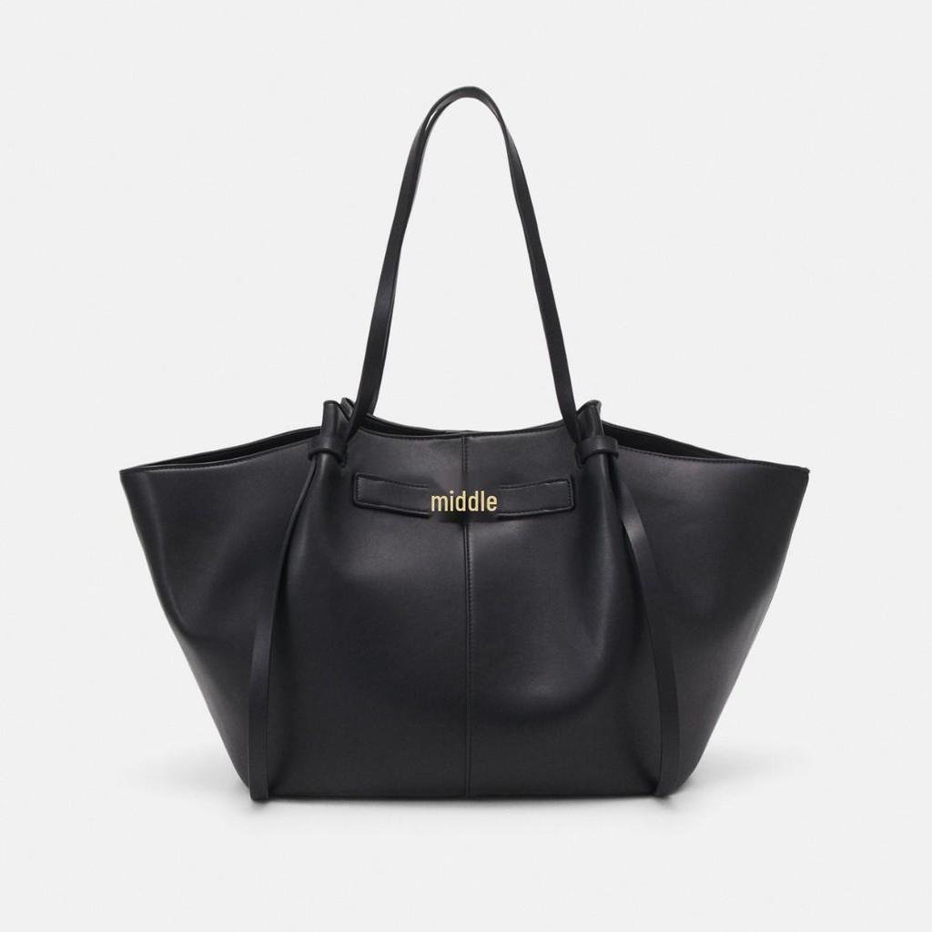 2025 Korean Style Large Capacity Women's Tote Bag - Simple, Fashionable Underarm Design for Cross-border Commuting