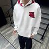 Guochao Retro American Embroidered Hoodie - Men's & Women's Cozy Autumn/Winter Style