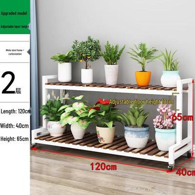 Multi-tier Iron Art Ladder Plant Stand
