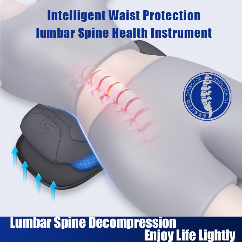 2023 Lumbar Massager For Pain Relief  Adjustable Intensity EMS Vibration Intelligent Electric Inflatable Back Posture Corrector