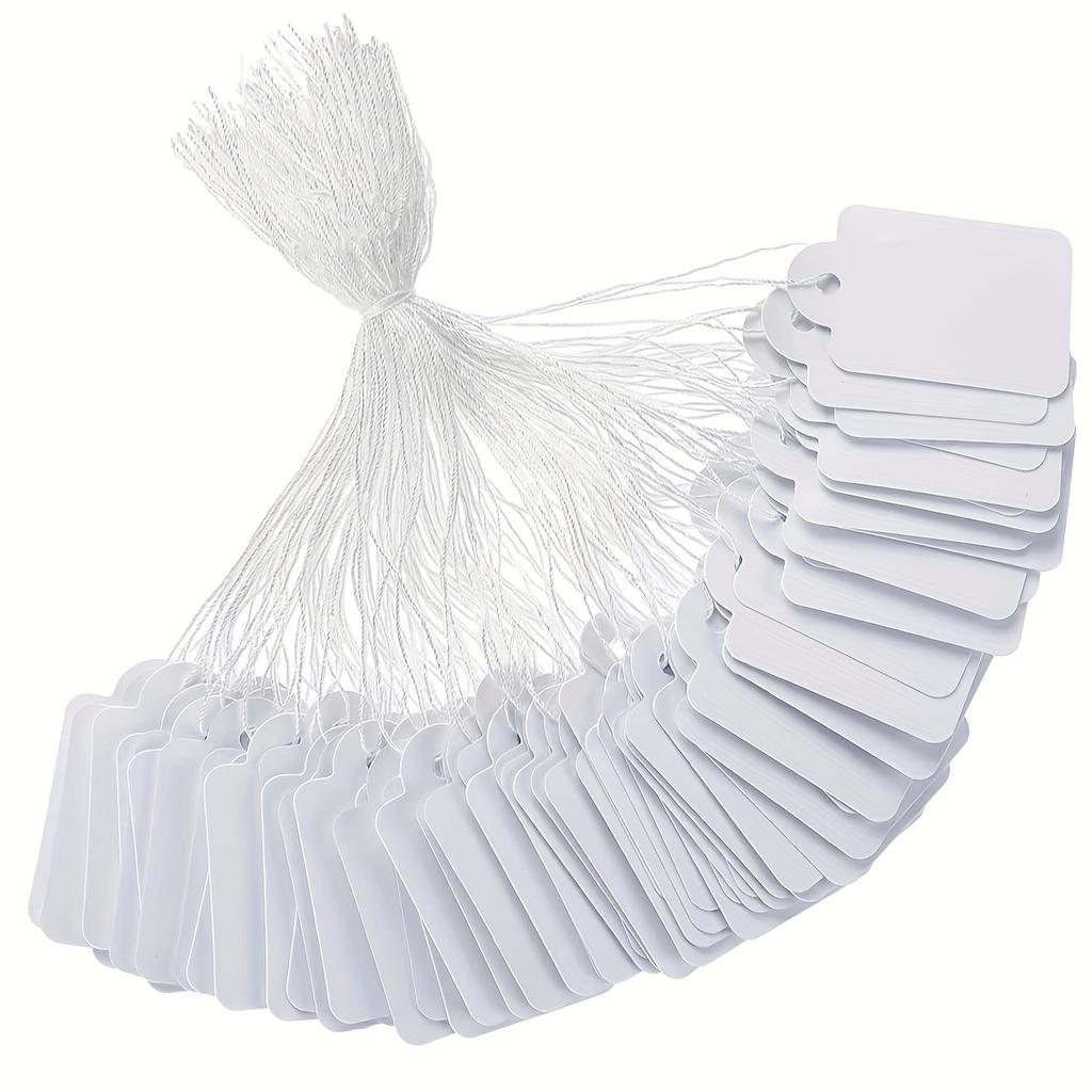 Marking Tags Price Tags Price Labels Display Tags with String Attached Marking Strung Tags Writable Tags Display Label for Product Jewelry Clothing Ta