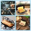 Coollooda Hot Sandwich Direct Heat Detachable Single Separable Top and Wooden Easy To Fully Hot Sandwich Grill Cheese Home Use Maker, Type, Handle,