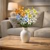 4 Heads Artificial Lilis DIY Flower Floral Arrangement Simulation Flowers Multicolor Realistic Wedding Bouquet Home Decoration
