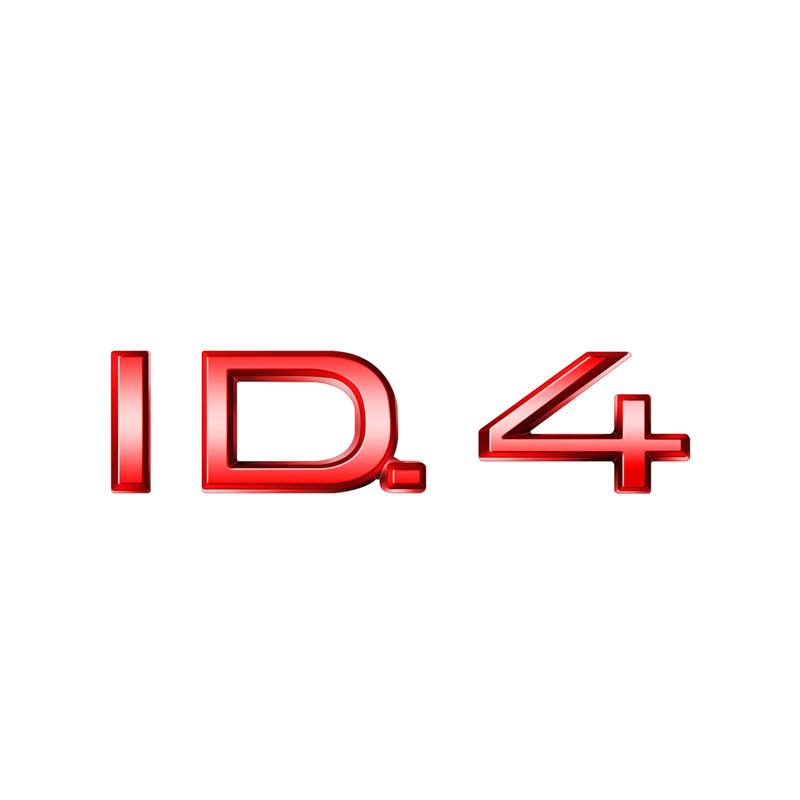 Pro ID.3 ID.4 ID.5 ID.6 Nápisový emblém ID řady GTX ID.4X Crozz ID.6X EV kovový odznak s logem na karoserii, zadní samolepka