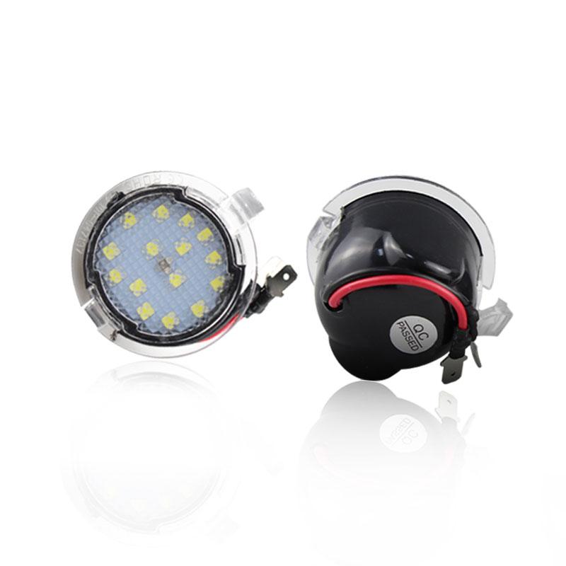 

2pcs LED Pathway Lighting CANBUS Under Side Mirror Puddle Light for Ford Explorer 2011-2016 Everest 2015-2017 Taurus 2008-2017